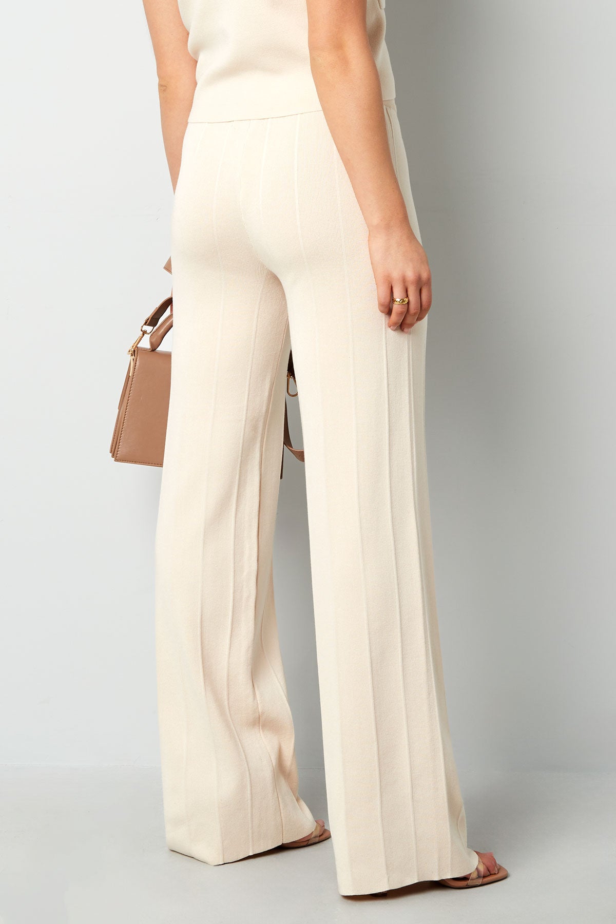 Comfy knitted trouser Beige