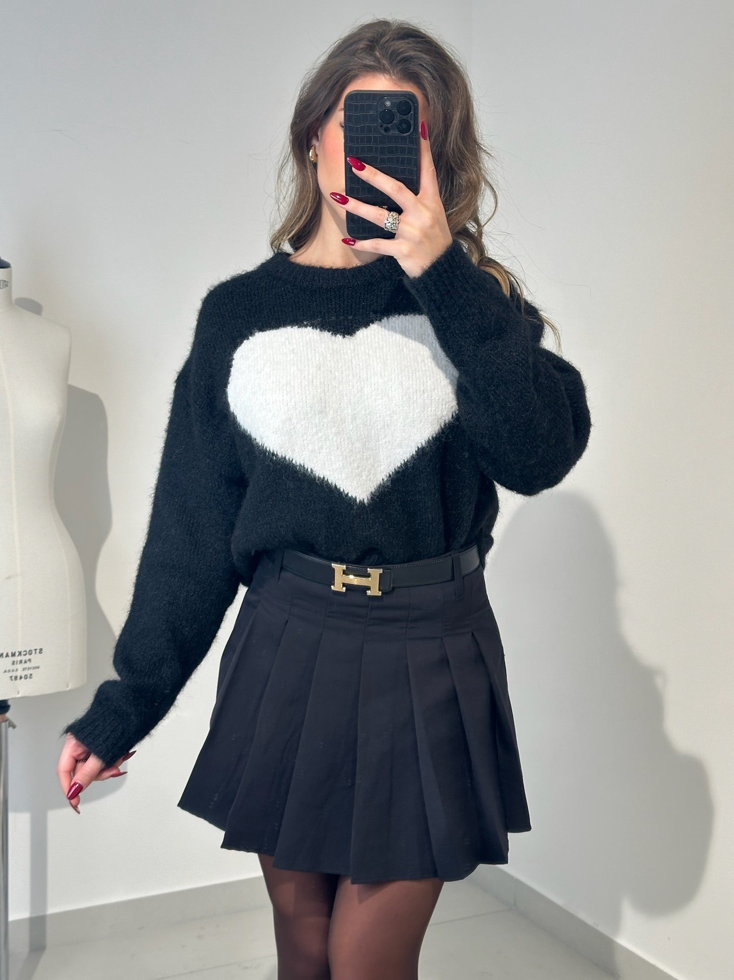Heart sweater
